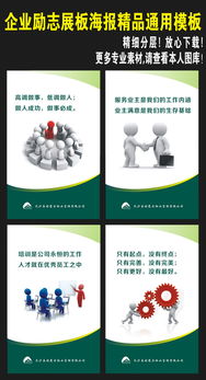 企業(yè)勵志展板海報 激發(fā)團隊力量的視覺藝術